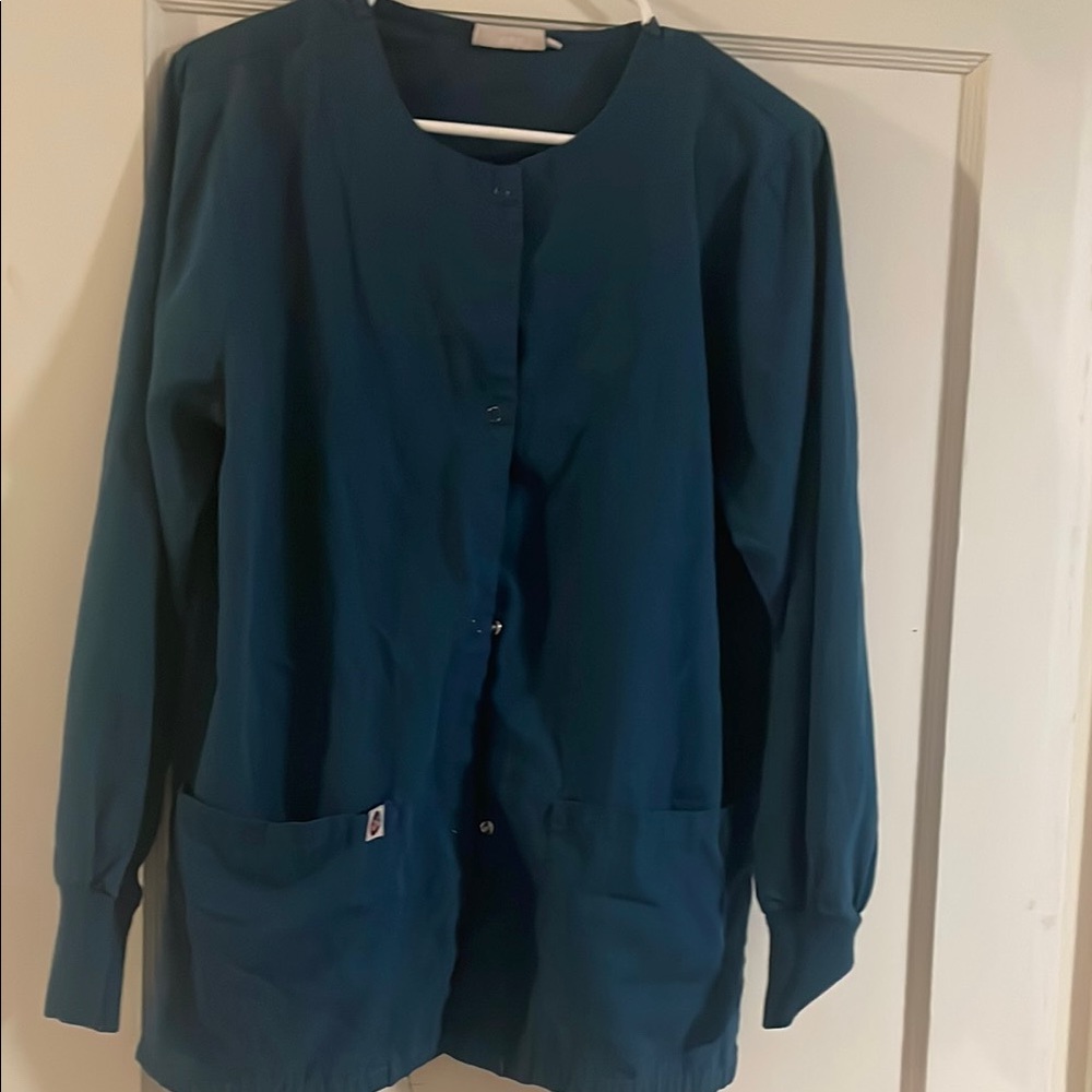 Teal Women's Scrub Jacket